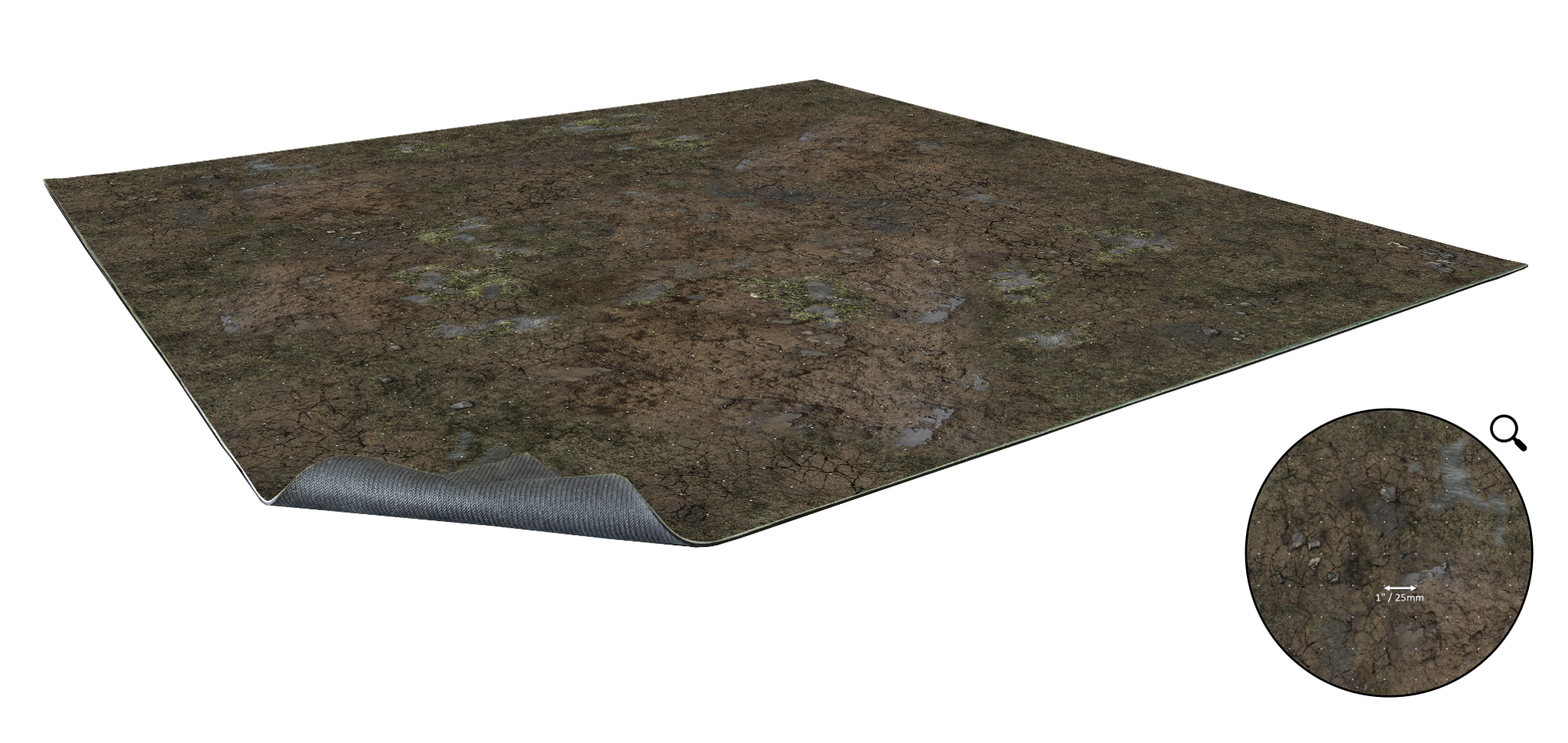 Muddy Streets Gaming Mat