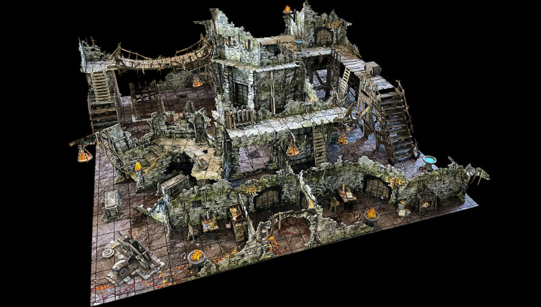 multi-level dungeon terrain
