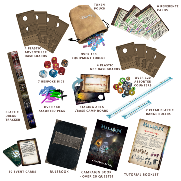 Maladum Dungeons of Enveron Kickstarter Edition