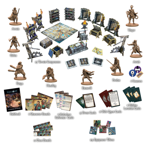 Maladum Dungeons of Enveron Kickstarter Edition