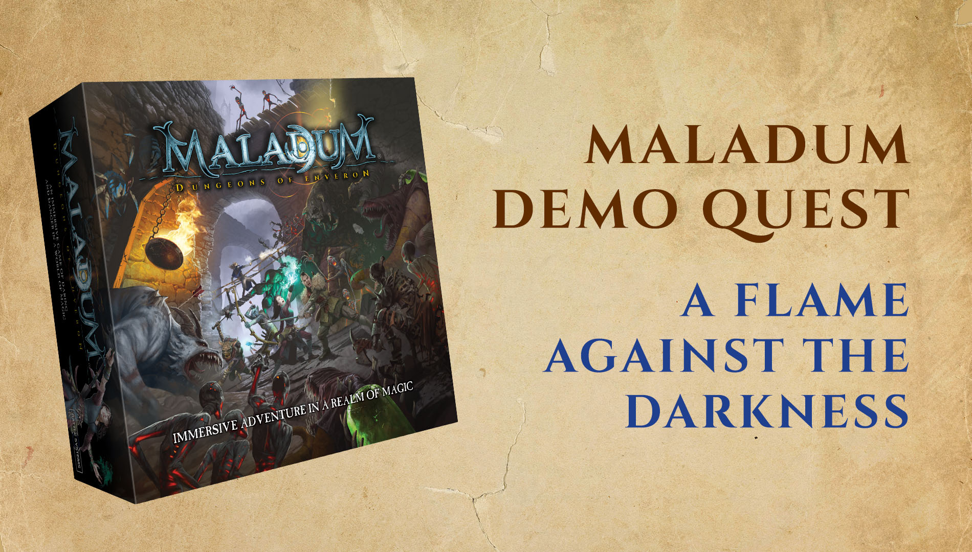 Maladum Demonstration Quest – A Flame Against the Darkness