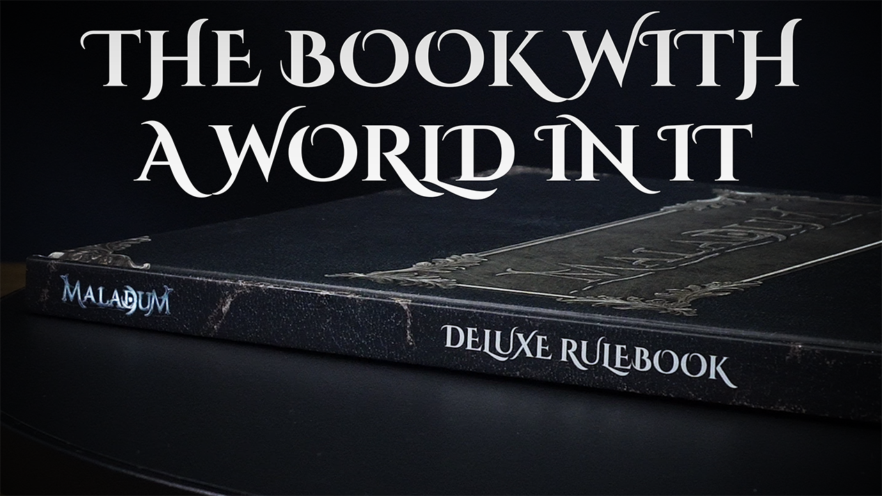 The Book With A World In It – Maladum Deluxe Rulebook Overview