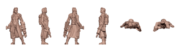 Black Star Rising – Sci-fi Civilian STL Pack