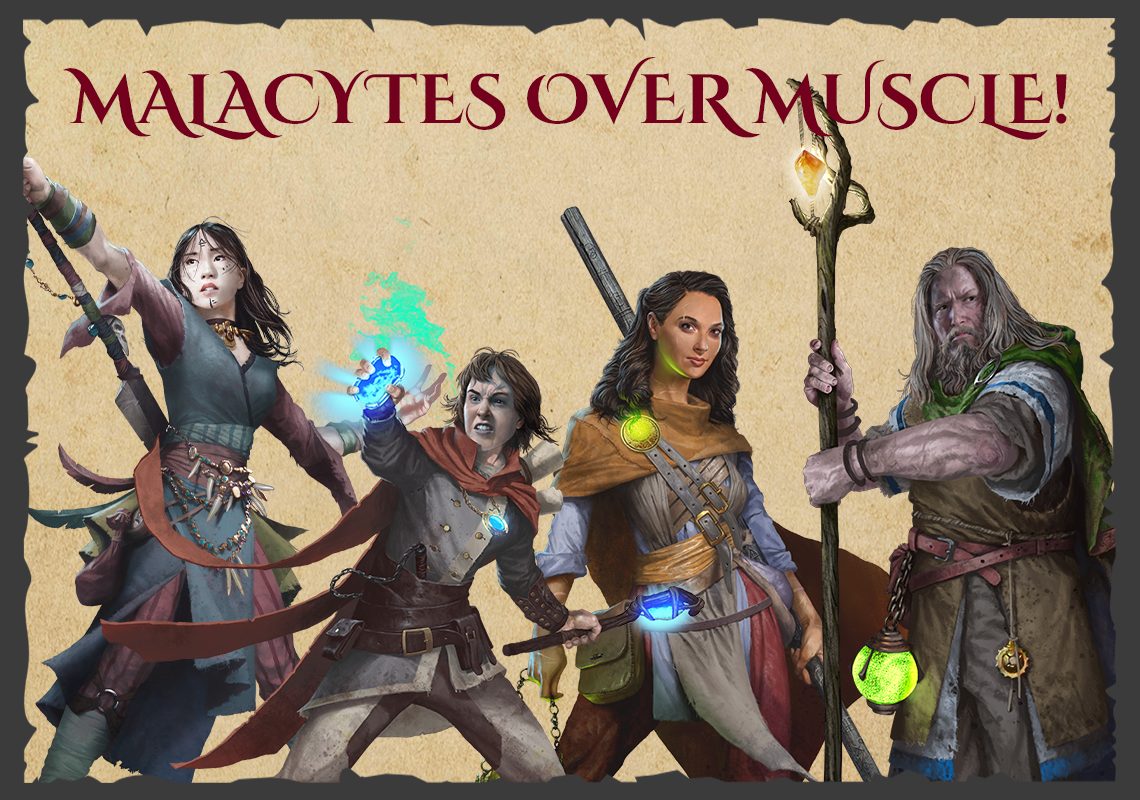 Malacytes over muscle!