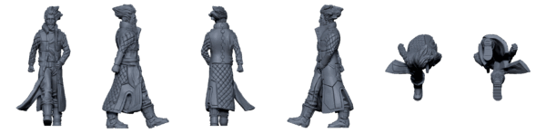 Citizens of the Perseus Arm – Sci-Fi Civilian STL Pack