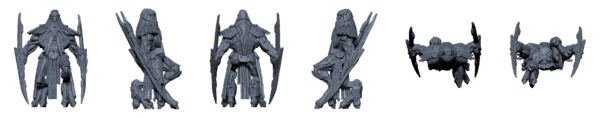 Fury of the Insane God – Sci-fi Alien STL Pack