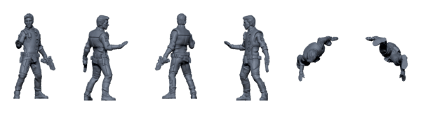 Crew of the Ion Hope – Sci-Fi Mercenary STL Pack