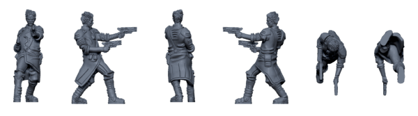 Weis, Human Veteran – Sci-Fi Mercenary STL